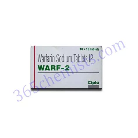 Warf 2mg Tablet Warfarin 2mg Usa Fast Delivery