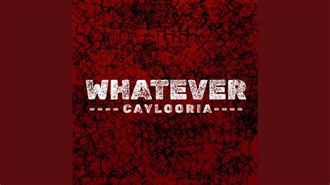 Whatever Radio Edit Youtube