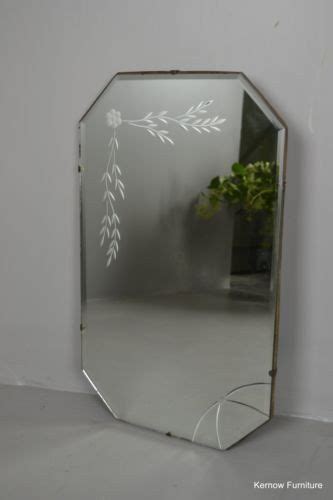 Vintage Frameless Mirror Frameless Mirror Mirror Art Deco Furniture