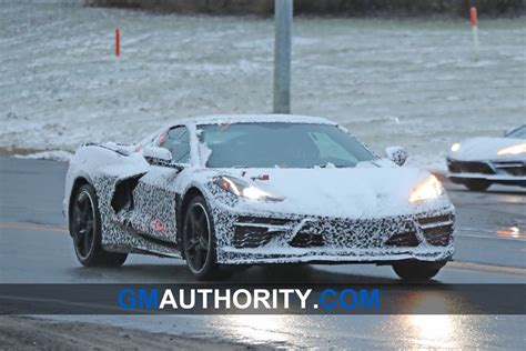 New Spy Shots Show Upcoming C8 Corvette E-Ray Hybrid - GM Authority