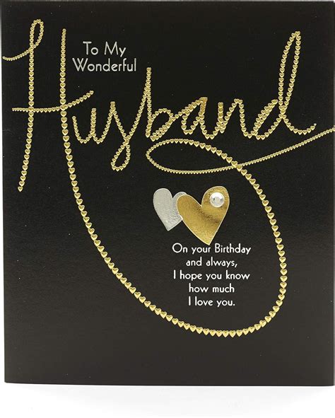 Amazon UK Greetings Husband Birthday Card Gift Card For Him