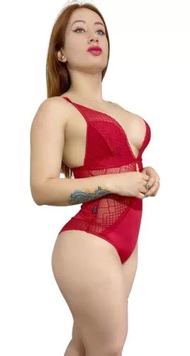 Lingerie Renda Sensual Moda Feminina Body Diva Mercadolivre