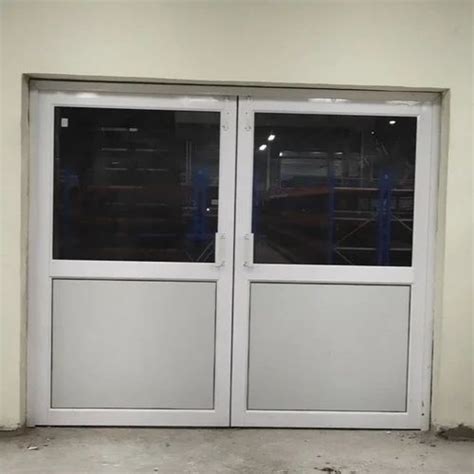 Powder Coated Swing 10mm Aluminium Hinged Door For Office Thickness