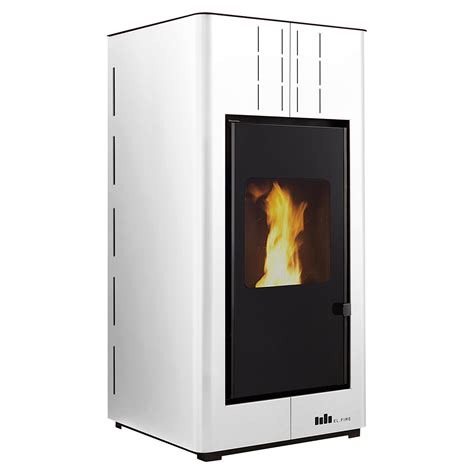 STUFA A PELLET AD ARIA EL FIRE ANITA S1 11 52 KW BIANCA Bricoman