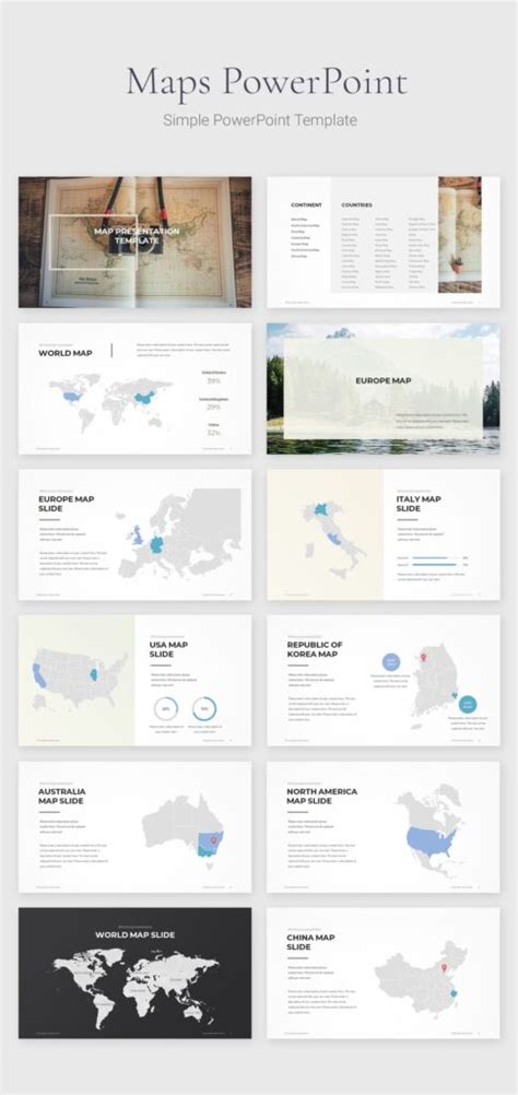 Format Template Ppt Gratis Keren Map Terbaru Dan Terlengkap Untuk