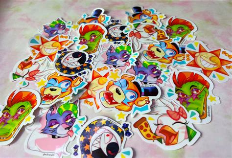 Fnaf Security Breach Animatronic Stickers Días Ko Fi Shop Ko Fi ️