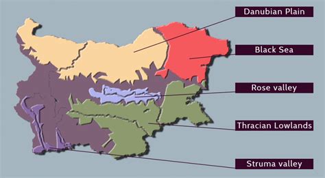 Wine regions in Bulgaria