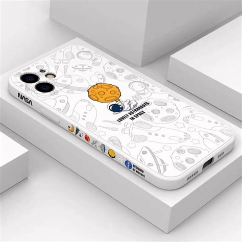 Crashstar Cute Astronaut Silicone Soft Shockproof Phone Case For Iphone