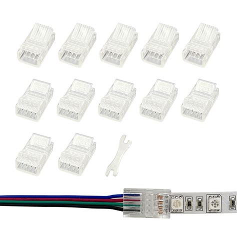 Snapklik Hamrvl Pin Rgb Cob Led Strip Light Connectors Kits For