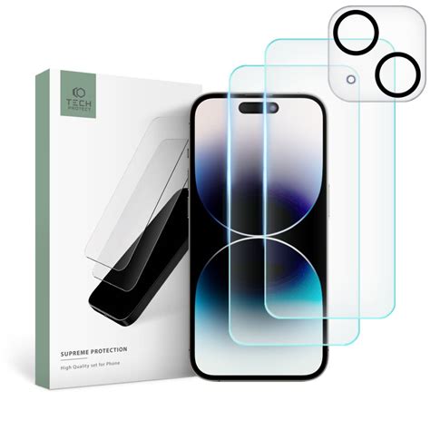 TVRDENÉ SKLO TECH PROTECT SUPREME SET IPHONE 15 CLEAR Doopshop sk