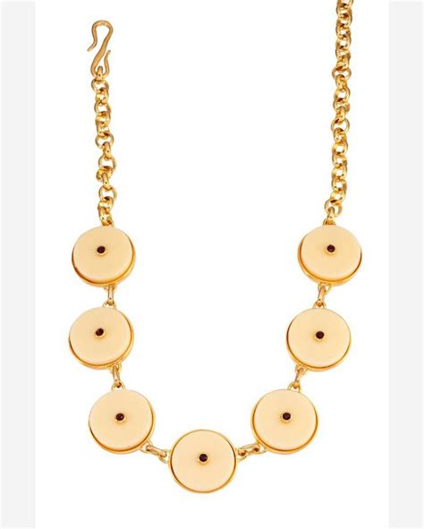 Riachuelo Colar Drops Pastilhas Nude e Pontos de Zircônias Rubi