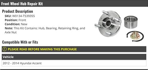 Torque Specs For The Front Wheel Axle Nutwheel Bearing Hub 52 Off