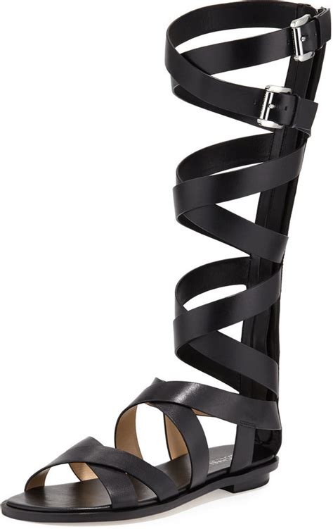 Michael Michael Kors Michl Michl Kors Darby Leather Gladiator Sandal