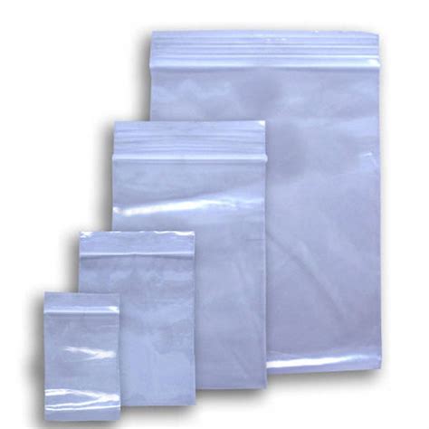 Clear Grip Seal Bags Self Resealable Poly Plastic Extra Large Bags Cm