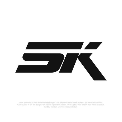 Premium Vector Sk Logo