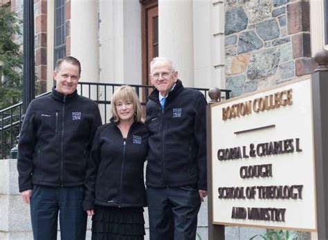 congrats  chuck  gloria clough   gift boston college