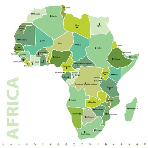 Africa Map Guide Of The World