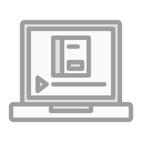 Online Course Generic Grey Icon