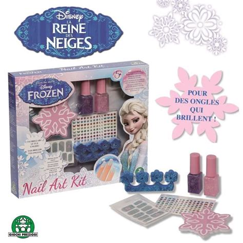 La Reine Des Neiges Coffret Nail Kit Pour Ongles Achat Vente