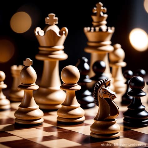 Chess Board Details Stable Diffusion Online