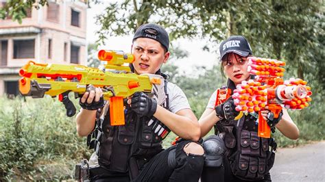 Ltt Game Nerf War Couple Warriors Seal X Nerf Guns Fight Braum Crazy