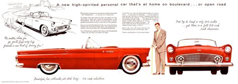 1955 Ford Thunderbird brochure