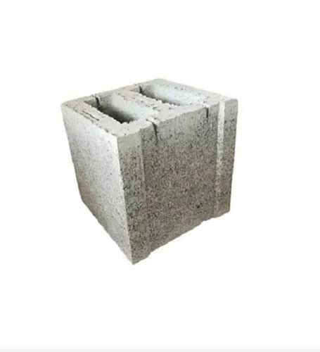 Grey Manual Thermal Conductivity Frost Resistant Concrete Hollow Blocks For Construction At Best