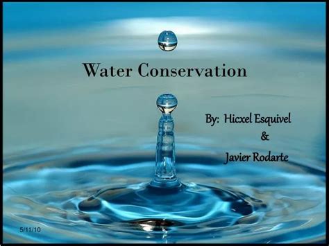 Ppt Water Conservation Powerpoint Presentation Free Download Id66316