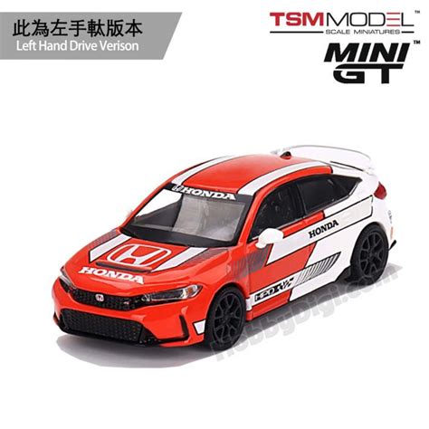 Tsm 1 64 Mini Gt 合金車 本田 Honda Civic Type R 2023 Pace Car Red 左手軚 電購網