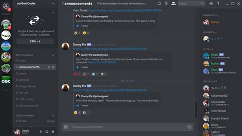 Discord webhook embed link