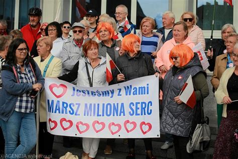 Sercem jesteśmy nw Warszawie Manifestacja Marsz miliona serc w