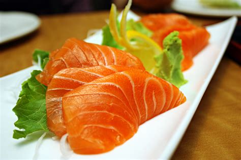 Salmon Sashimi Sushi Village Ottawa On