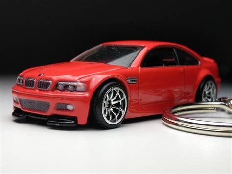 BMW M E Hot Wheels Keychain Etsy