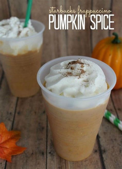 Pumpkin Spice Starbucks Frappuccino Recipe For Fall Easy Copycat Starbucks Recipe For A Diy