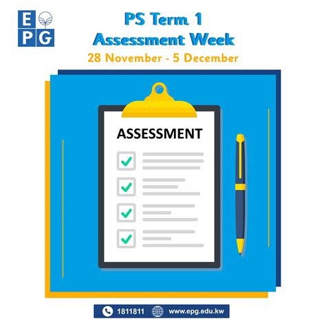 PS Term 1 Assessment Week EPG