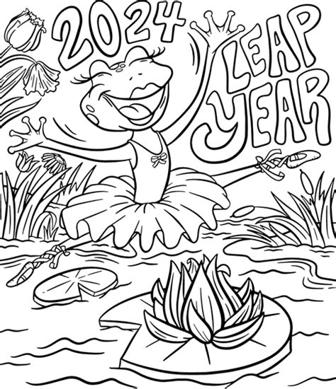 Leap Year Coloring Pages Printable For Free Download