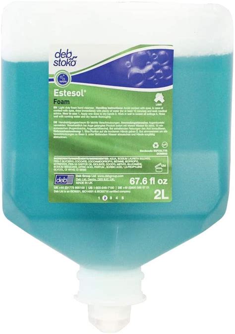 Deb Deb Estesol Fx Power Foam Hand Cleaner Cartridge L Amazon