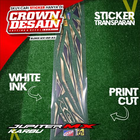 Jual Striping Stiker Jupiter Mx Old Lis Transparan Stiker