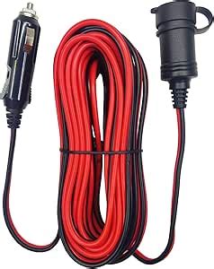 Amazon Lecodo Car Cigarette Lighter Extension Cord Male Plug To