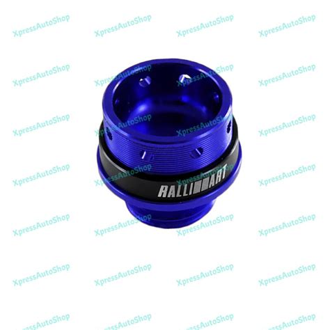 Blue For Ralliart Racing Engine Oil Cap Oil Fuel Filler Cover Etsy