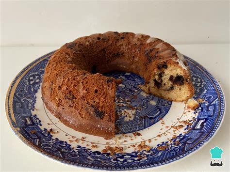 Budín de vainilla con chips de chocolate Receta FÁCIL