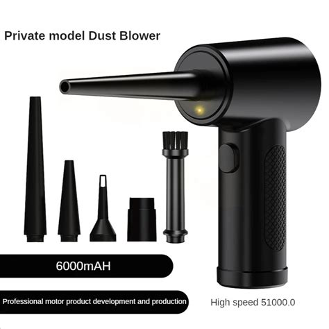 Wireless Air Duster Dust Blowing Gun Compressed Air Blower Rpm Usb