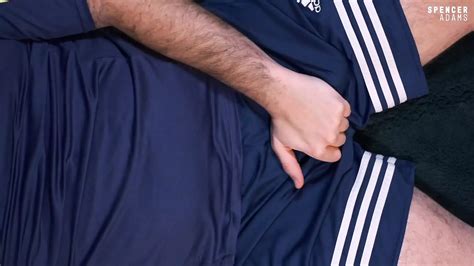 Silky Adidas Shorts Wank And Cum Gay Man Porn Feat Spencer Adams By Faphouse Xhamster