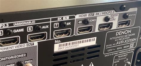 Denon Avr X3700h Av Receiver Review First To The 8k Party
