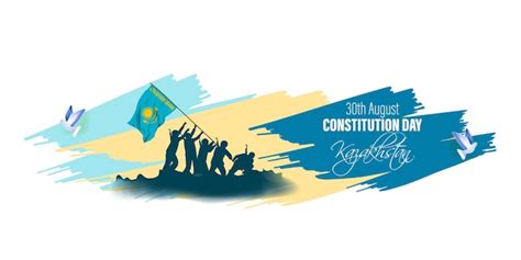 Premium Vector | Vector illustration for kazakhstan constitutional day
