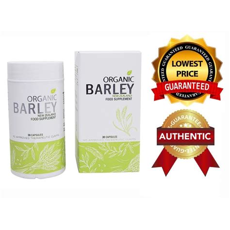 JC Premiere Organic Barley Capsule NewZealand 30 Capsules Bottle 100