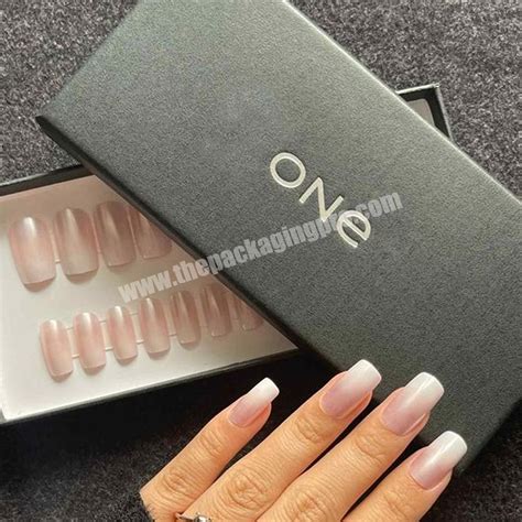 Cosmetic Makeup Press On Nail Packaging Boxes Press On Nails Box