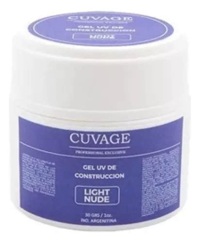 Gel Construccion Uñas Esculpidas Gelificadas Cuvage Uv Led Color Light Nude MercadoLibre