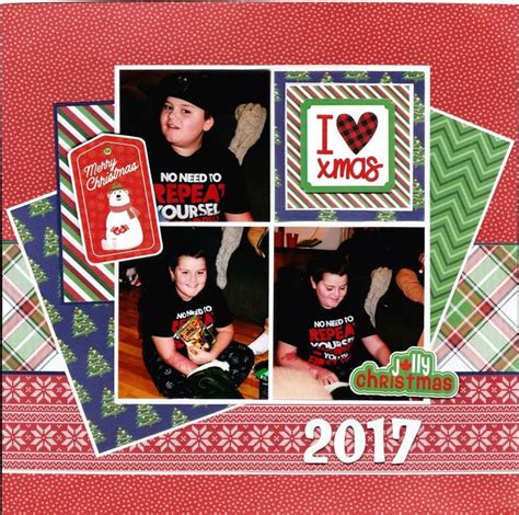 Cody Christmas 2017 Christmas Scrapbook Winter Scrapbooking