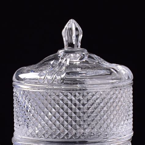 3 Tier Stacking Apothecary Jarsround Glass Candy And Cookie Dishes Buy 3 Tier Stackable Glass